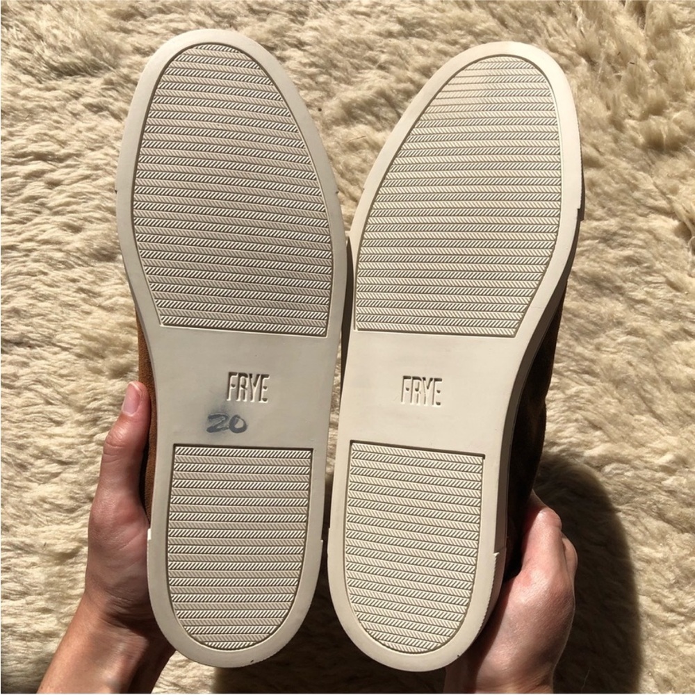 New Frye Ivy Low Lace Suede Sneakers NWOT - Picture 4 of 11